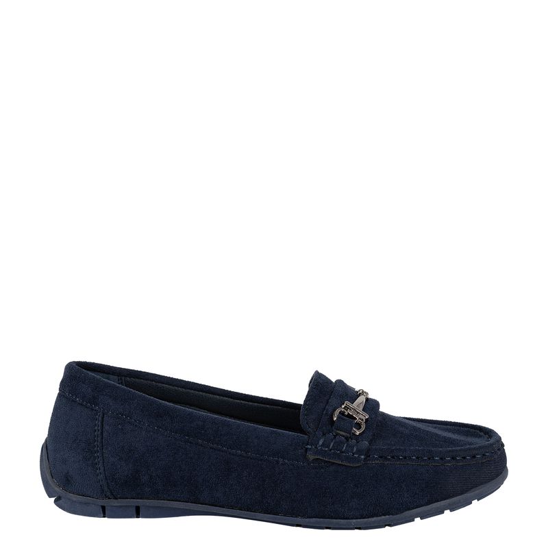 ALQUIMIA - Mocasin Mujer Azul Faner Alquimia