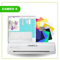 SILHOUETTE - Cameo 5 + herramientas + 8 vinilos adhesivos G01