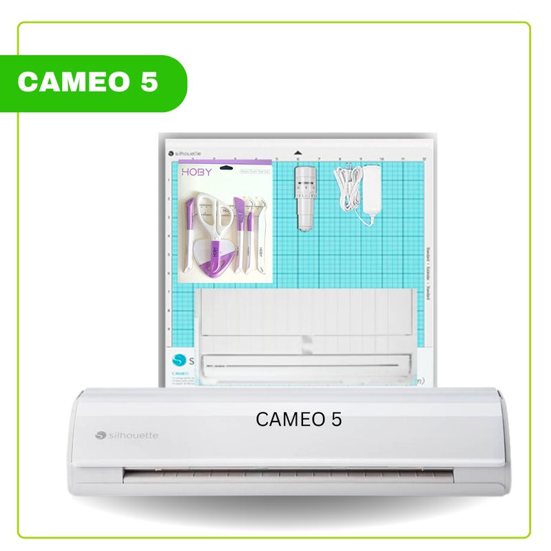 SILHOUETTE - Cameo 5 Silhouette + HERRAMIENTAS  G05