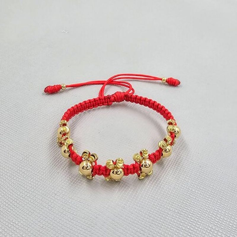 GENERICO - Pulsera Tejida Unisex niños Balin Oro Laminado 18k