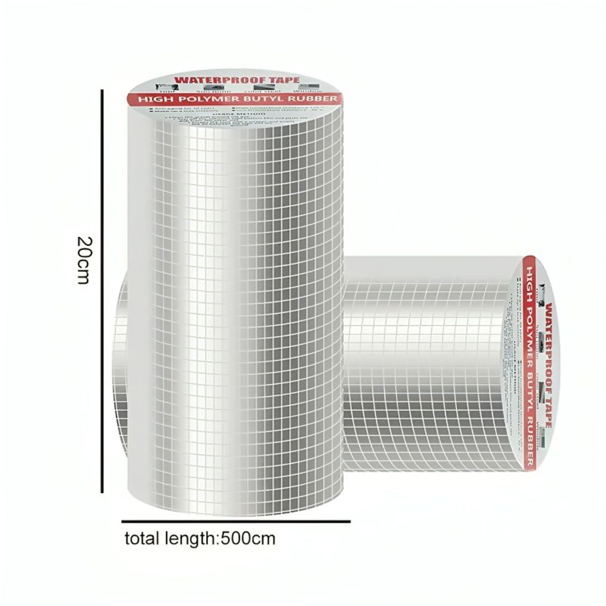 OEM - Cinta Sellador Butilo Techo Gotera Impermeable 20cmx5mtrs