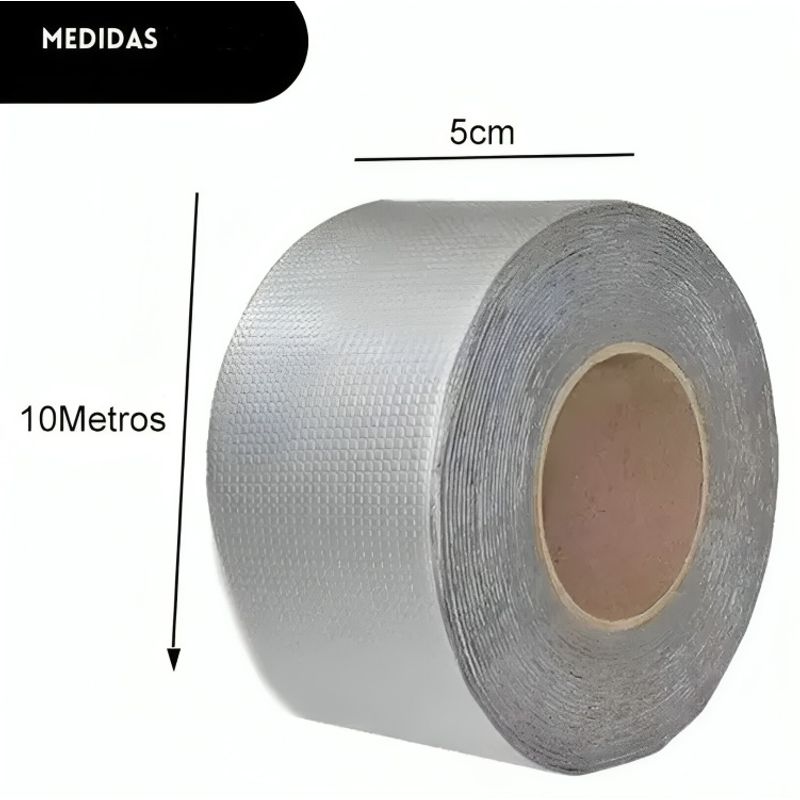 OEM - Cinta Sellador Butilo Techo Gotera Impermeable 20cmx5mtrs