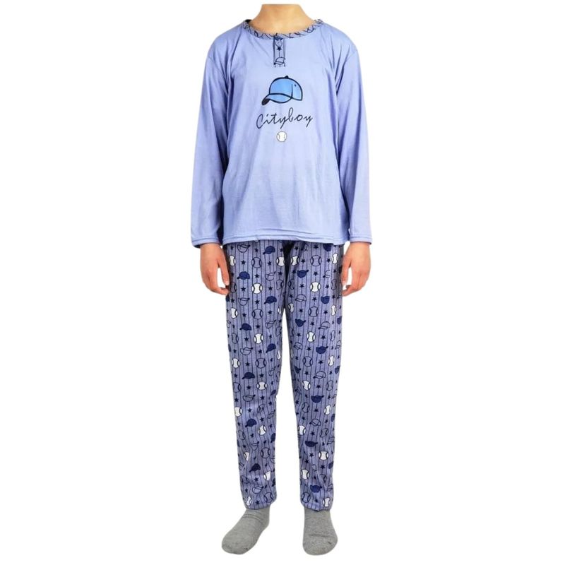 MPROPIA - Pijama Niño Verano Manga Larga Diseños 411.-