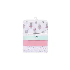 BAMBINO - Pañales Tutos De Muselina Rosado Bailarinas