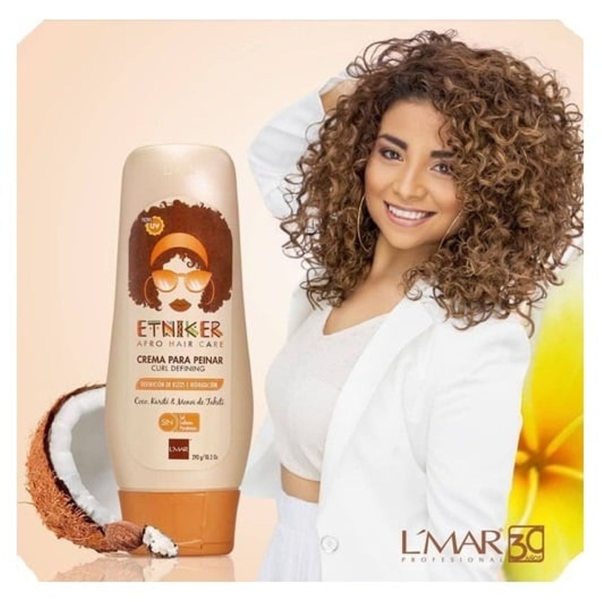 ETNIKER - Crema De Peinar Etniker Definidor Rizos 290ml