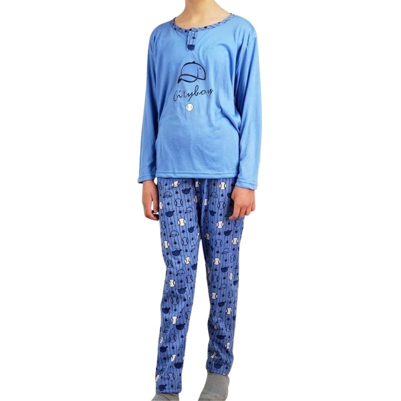 MPROPIA - Pijama Niño Verano Manga Larga Diseños 411.-