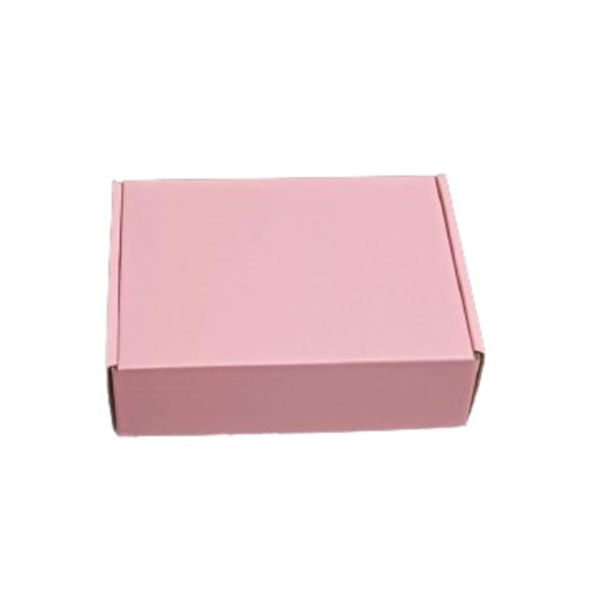 GENERICO - Caja Cartón Autoarmable Multiuso 30x20x6 Rosa 20 Unidades