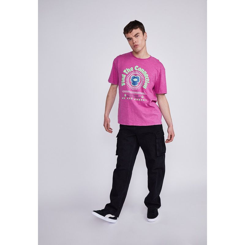 SIOUX - Polera Hombre Magenta Energy Sioux