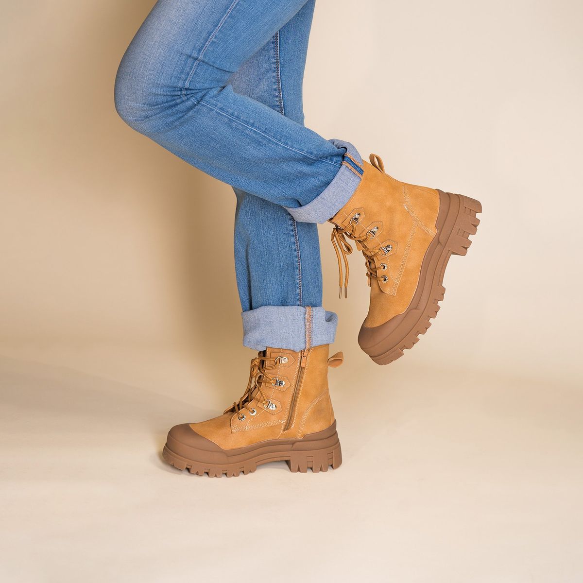 CHINITOWN - Botín Mujer Burdeo Katrin Chinitown