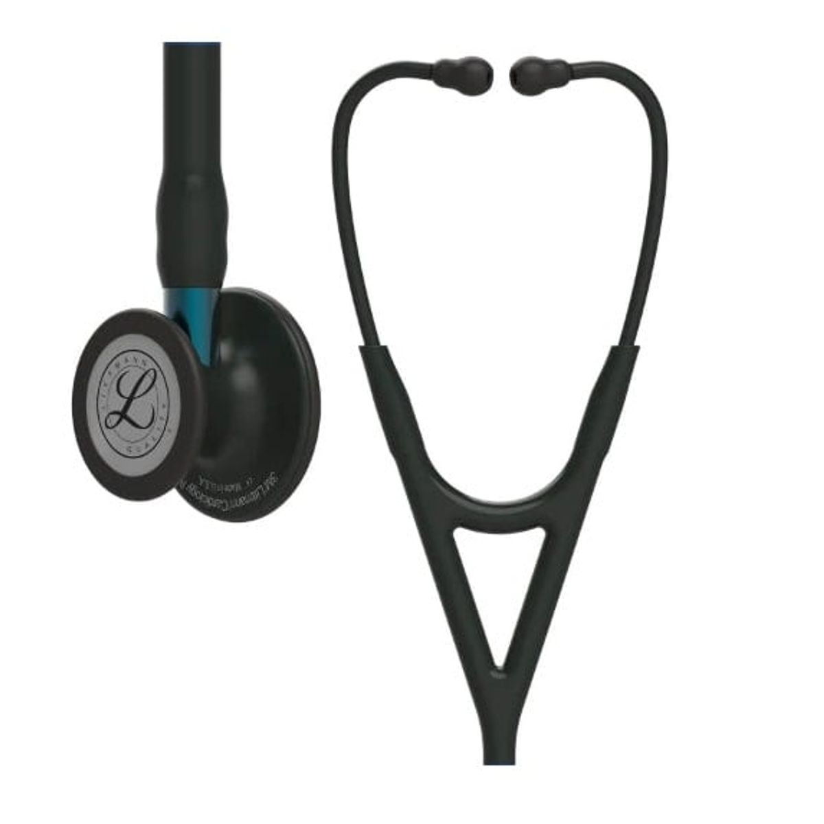 3M - Fonendoscopio Littmann Cardiology IV Black Edition Vástago Azul 6201