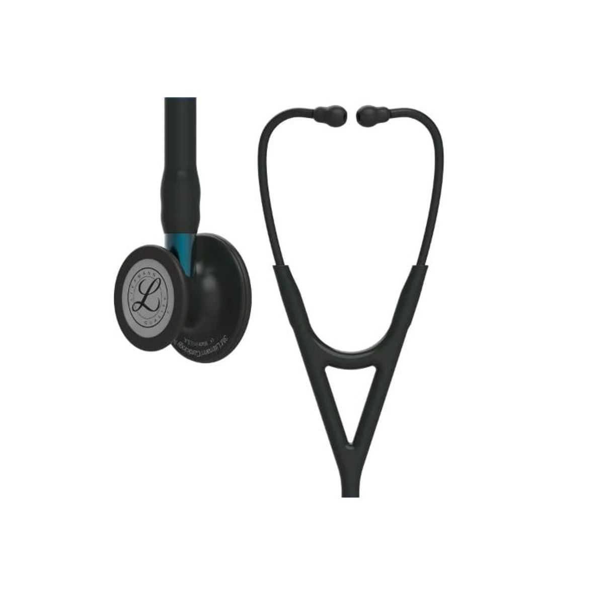 3M - Fonendoscopio Littmann Cardiology IV Black Edition Vástago Azul 6201