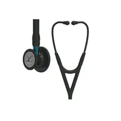 3M - Fonendoscopio Littmann Cardiology IV Black Edition Vástago Azul 6201