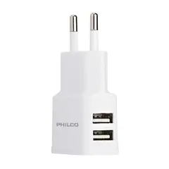 PHILCO - Kit Cargador 21A 3 en 1 c Cable Tipo C Blanco R2118