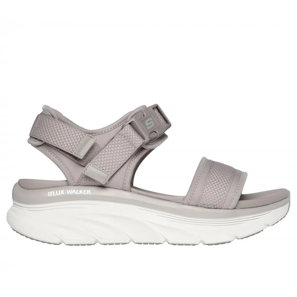 SKECHERS - Sandalia Mujer D'Lux Walker Daily Outing Beige Skechers