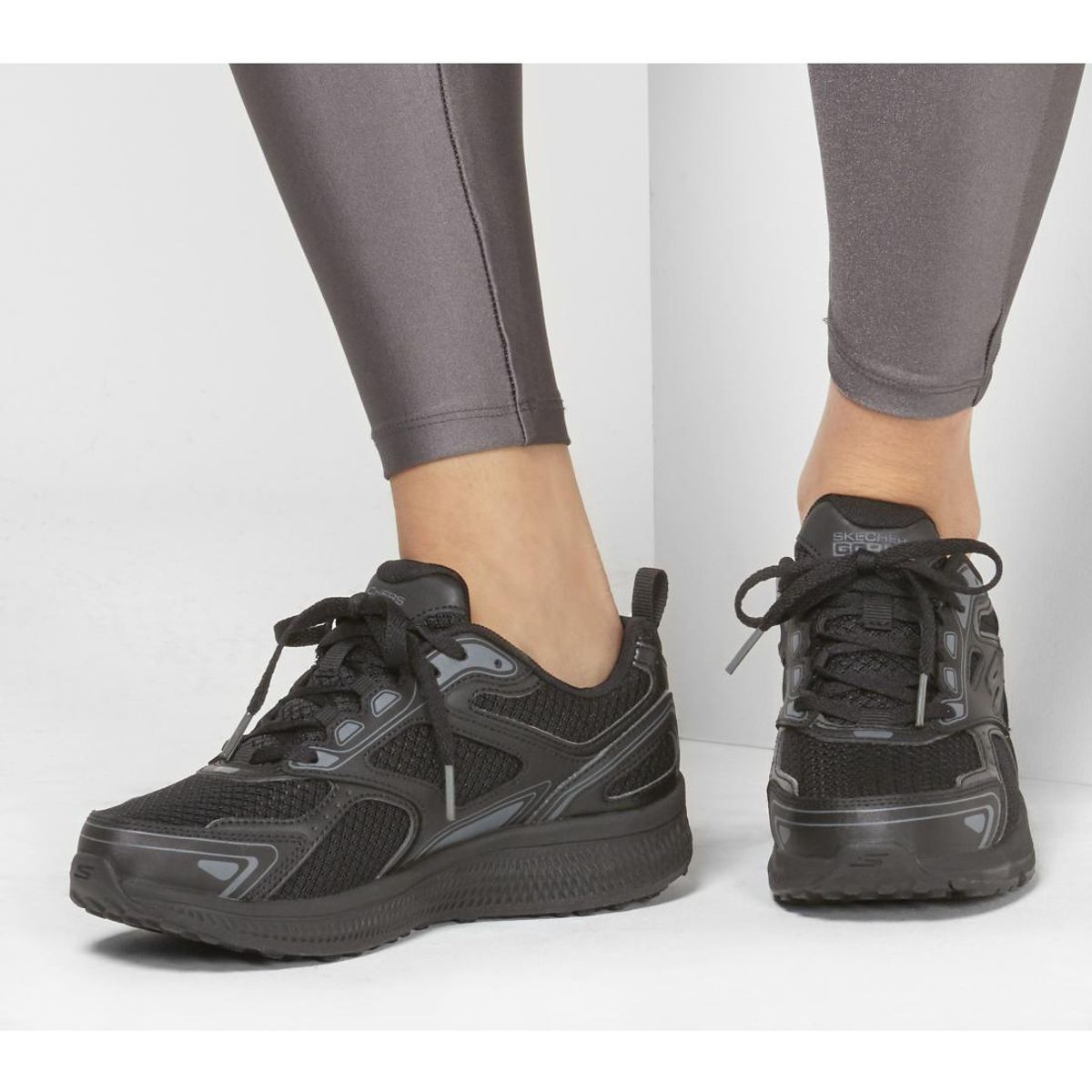 SKECHERS - Zapatilla Mujer Go Run Consistent Negro Skechers