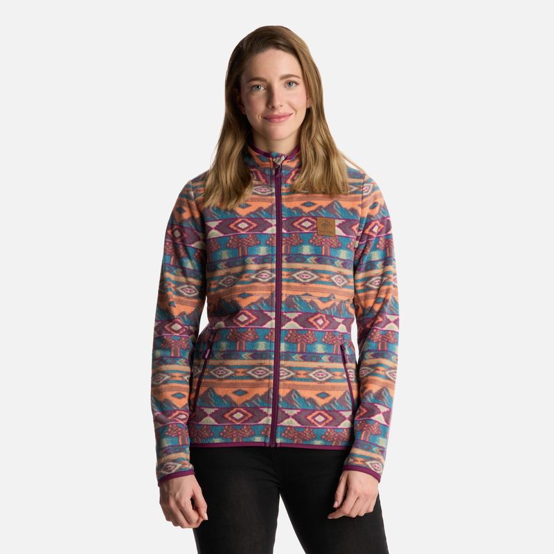 HAKA HONU - Polerón Mujer Tokerau Pro Print Turquesa Haka Honu