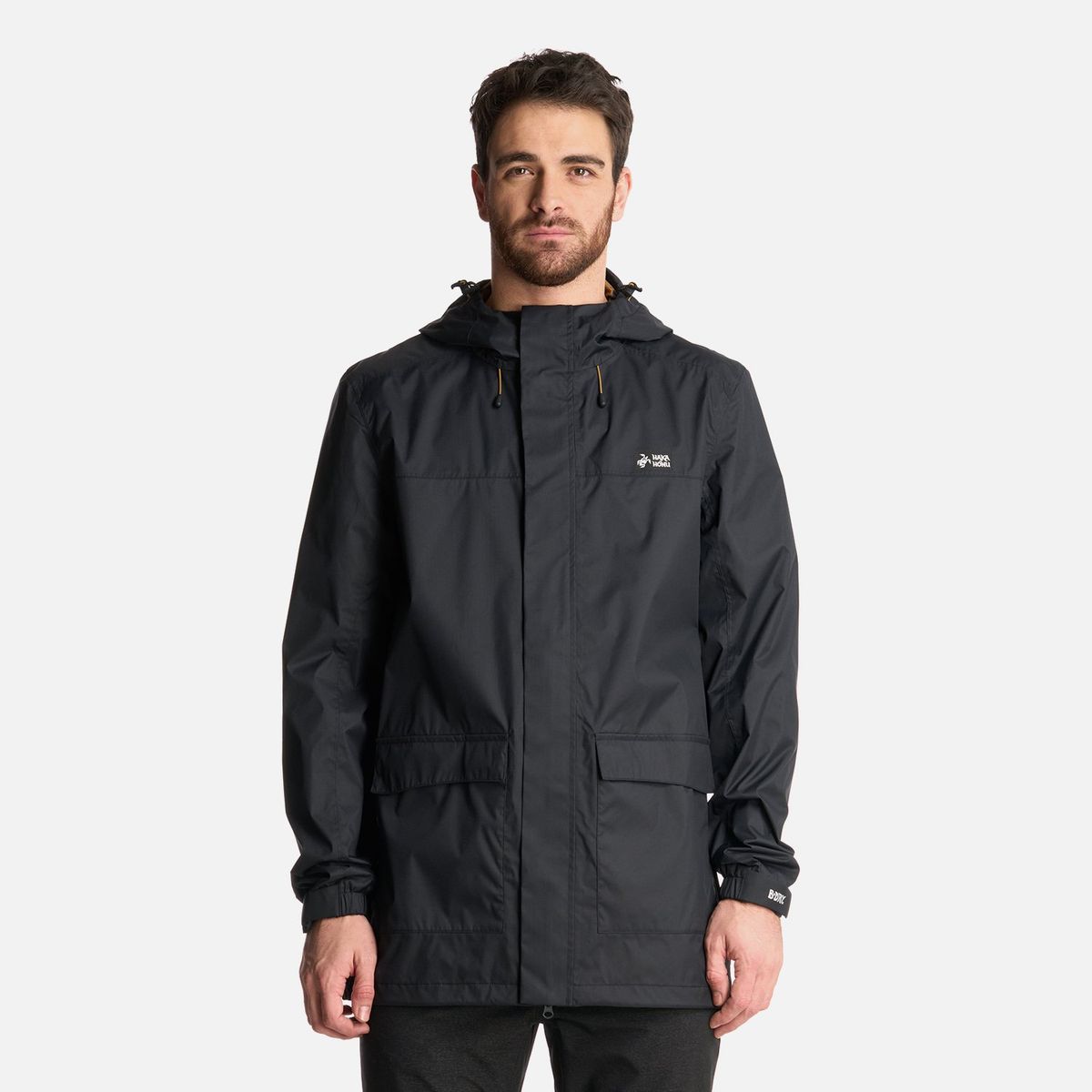 HAKA HONU - Chaqueta Hombre Kauai Negro Haka Honu