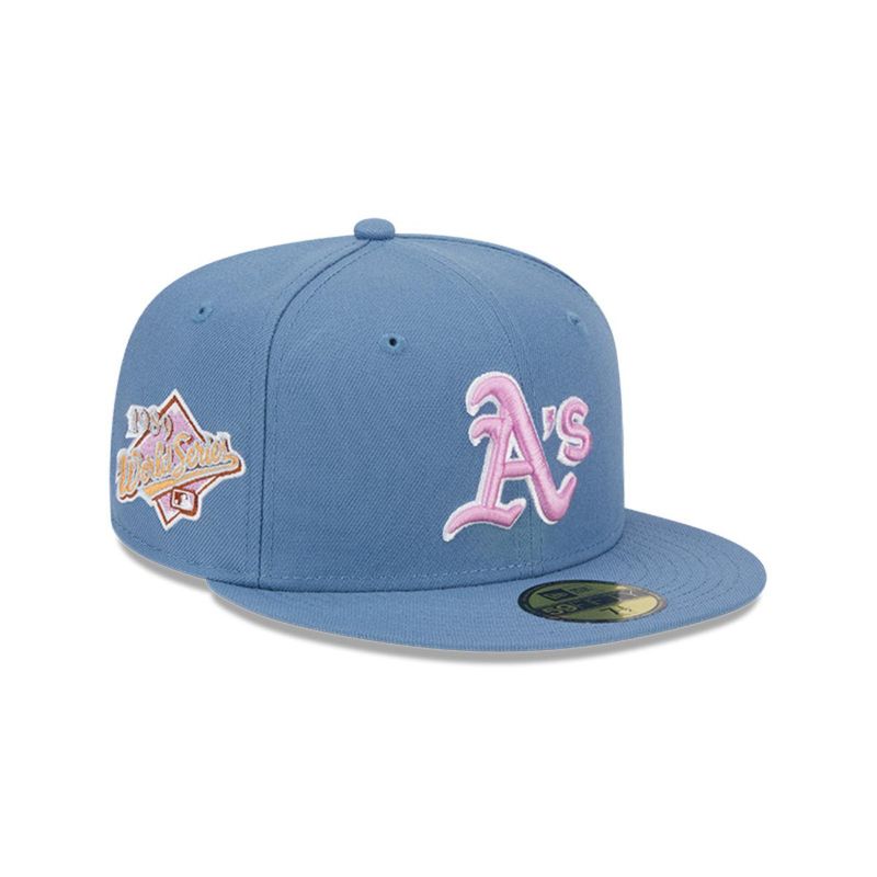 NEW ERA - Gorro 59fifty MLB Oakland Athletics Color Pack Med Blue