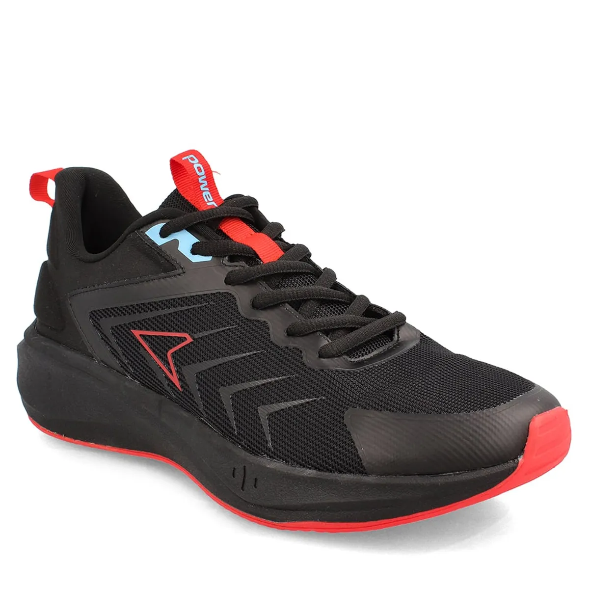 POWER - Zapatilla Hombre Power Swift Negro-Rojo