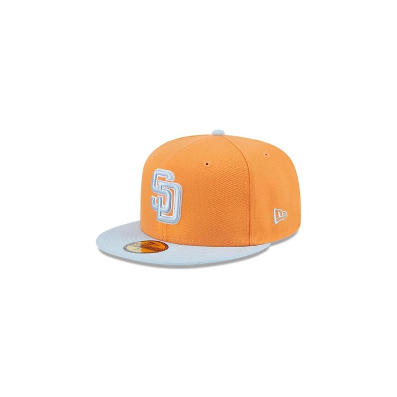NEW ERA - Gorro 59fifty MLB San Diego Padres Color Pack Naranjo