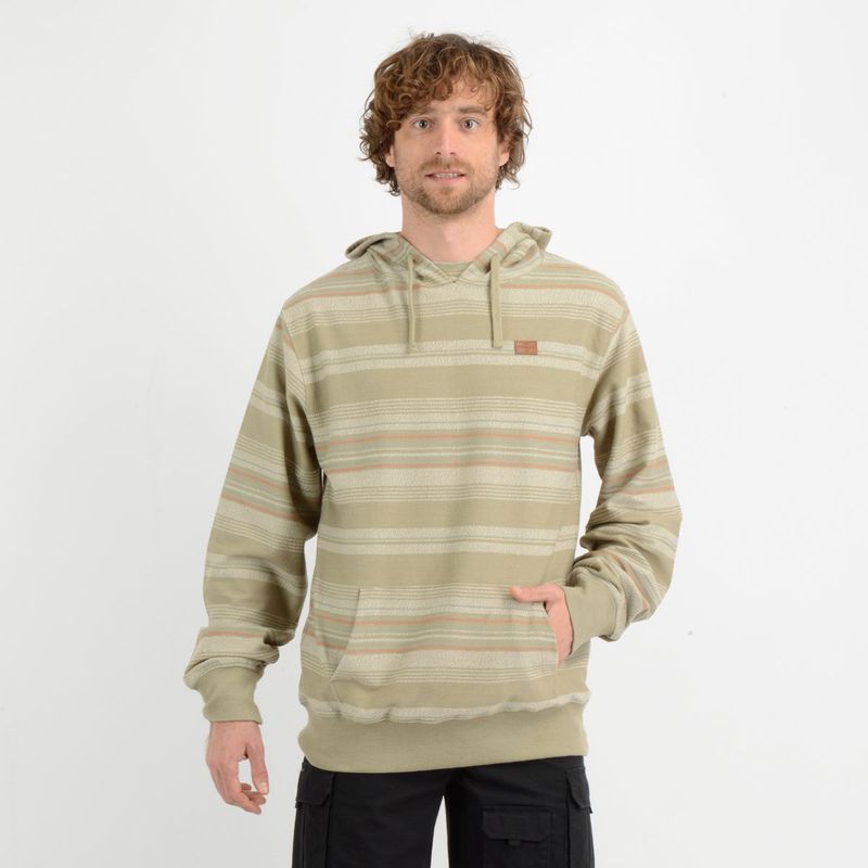 O'NEILL - POLERON HOODIE BAVARO STRIPE  BEIGE