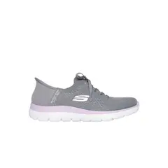 SKECHERS - Zapatilla Mujer Slip-ins: Summits Gris