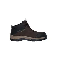 SKECHERS - Zapato Hombre Work Relment Erett ST Café