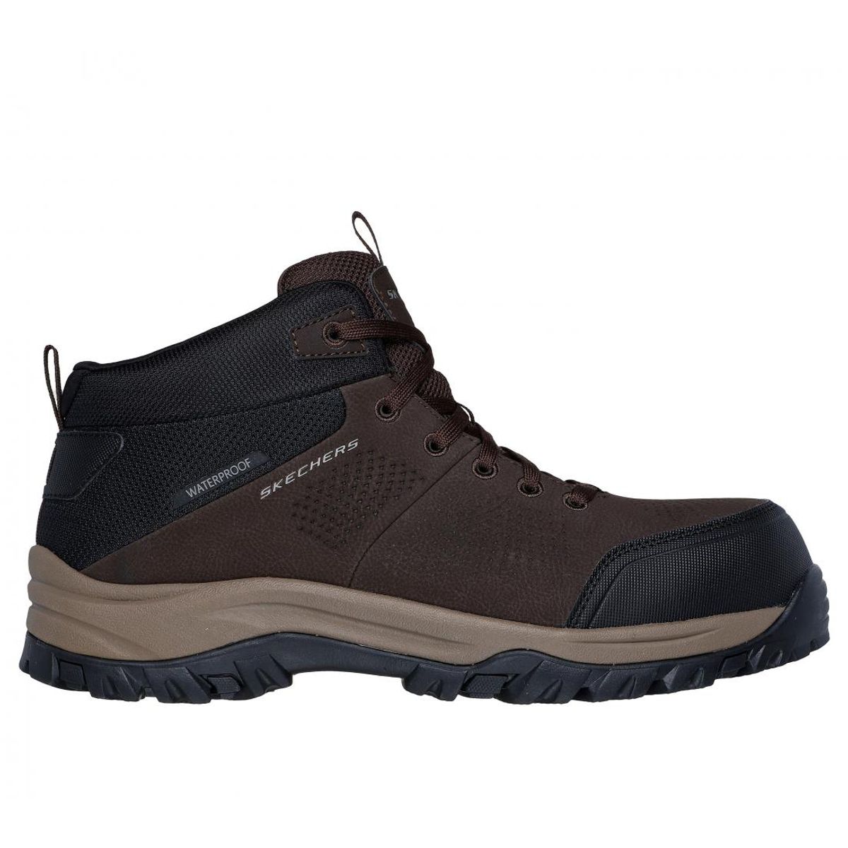 SKECHERS - Zapato Hombre Work Relment Erett ST Café Skechers.