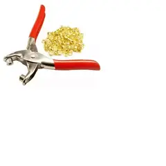 GENERICO - Perforador Con Remache Tipo Alicate 4mm + 200 Ojales