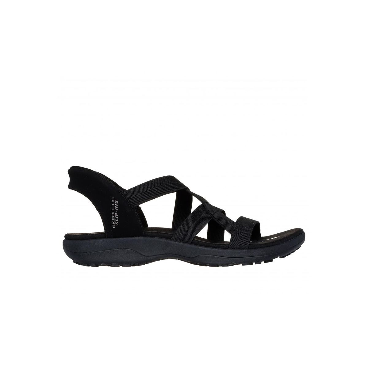 SKECHERS - Sandalia Mujer Skechers Slip-ins: Reggae Slim Negro