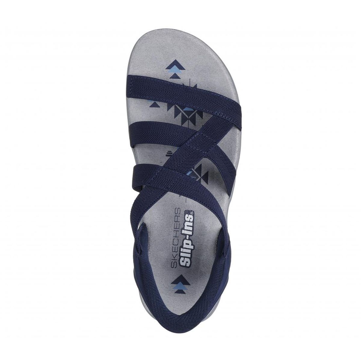 SKECHERS - Sandalia Mujer Skechers Slip-ins: Reggae Slim Azul