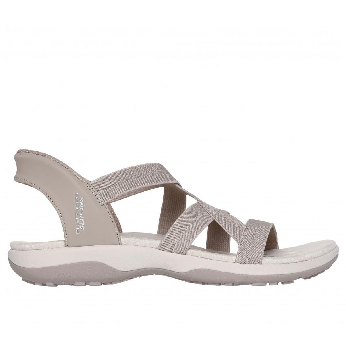 SKECHERS - Sandalia Mujer Skechers Slip-ins: Reggae Slim Beige