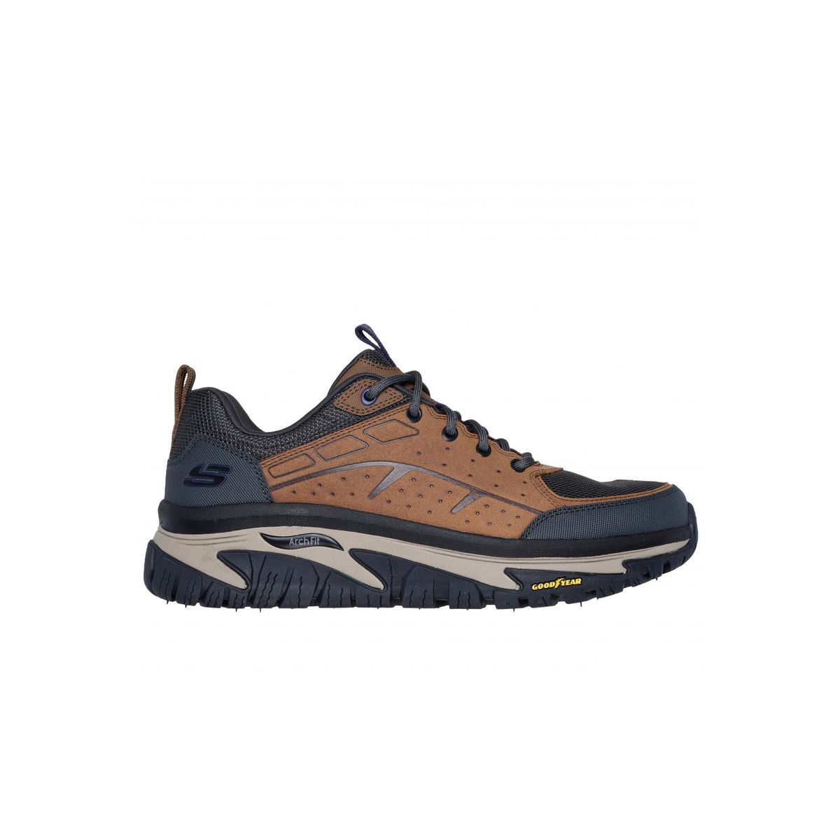 SKECHERS - Zapatilla Hombre Arch Fit Road Walker Vernal Café Skechers