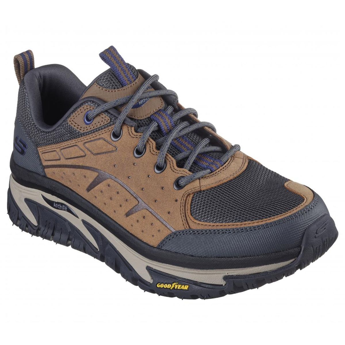 SKECHERS - Zapatilla Hombre Arch Fit Road Walker Vernal Café Skechers