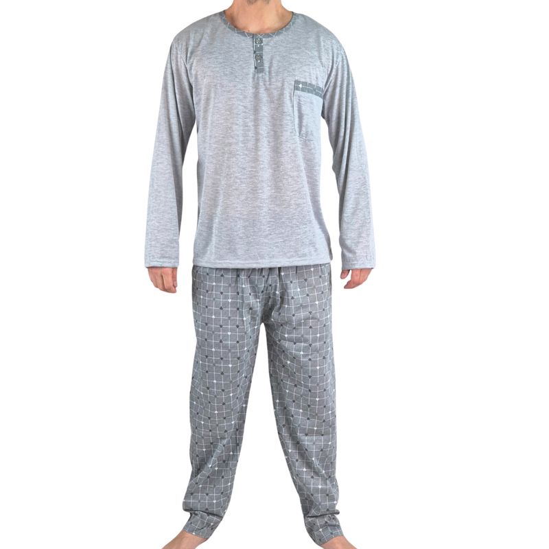 MPROPIA - Pijama Hombre Manga Larga Verano 529