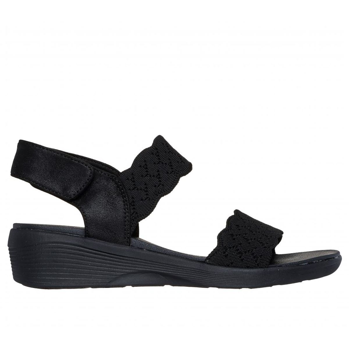 SKECHERS - Sandalia Mujer Arya On The Rise Negro Skechers