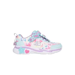 SKECHERS - Zapatilla Niña Snuggle Sneaks Skech Squad Verde