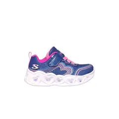 SKECHERS - Zapatilla Niña Heart Lights Retro Hearts Azul