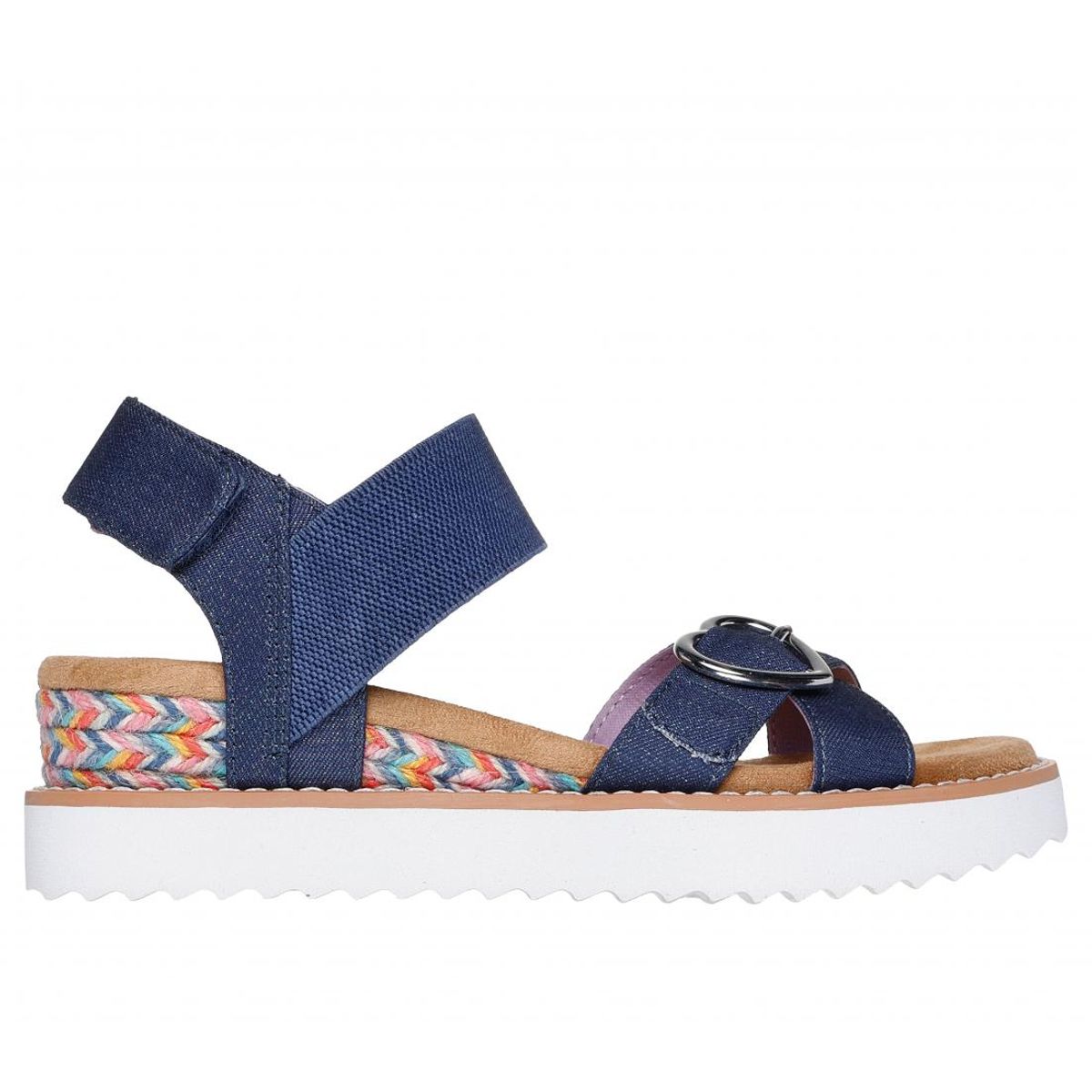 SKECHERS - Sandalia Niña Miss Desert Kiss Hi Azul Skechers