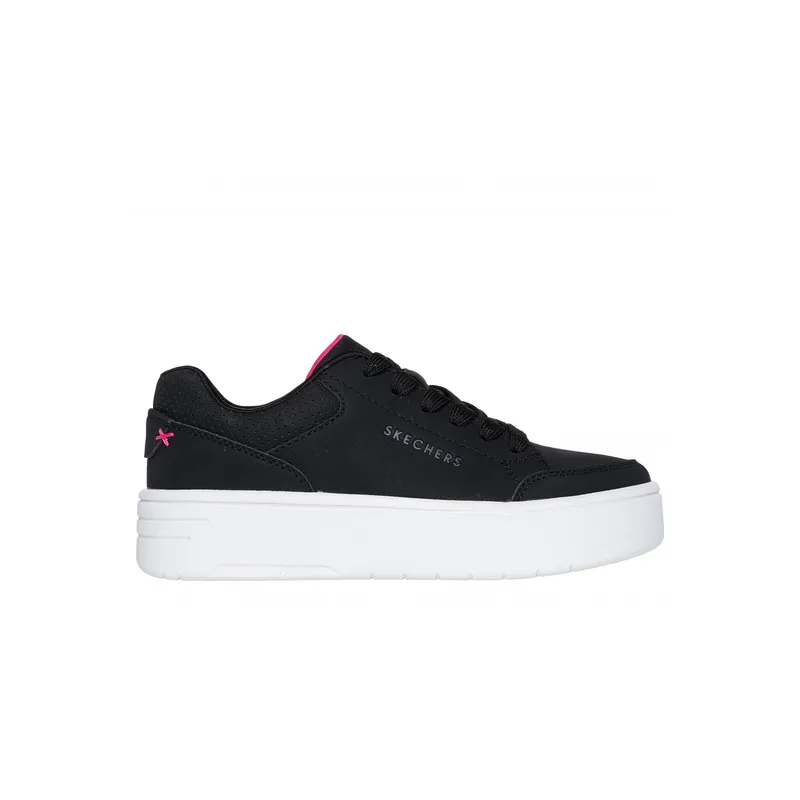 SKECHERS - Zapatilla Niña Court High Core Chic Negro Skechers