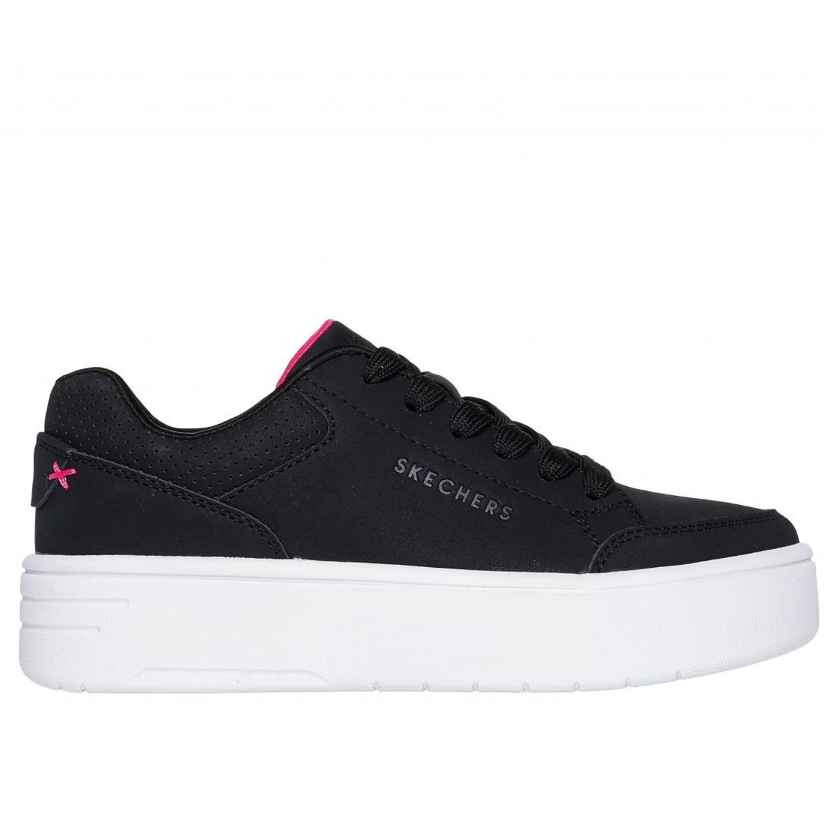SKECHERS - Zapatilla Niña Court High Core Chic Negro Skechers