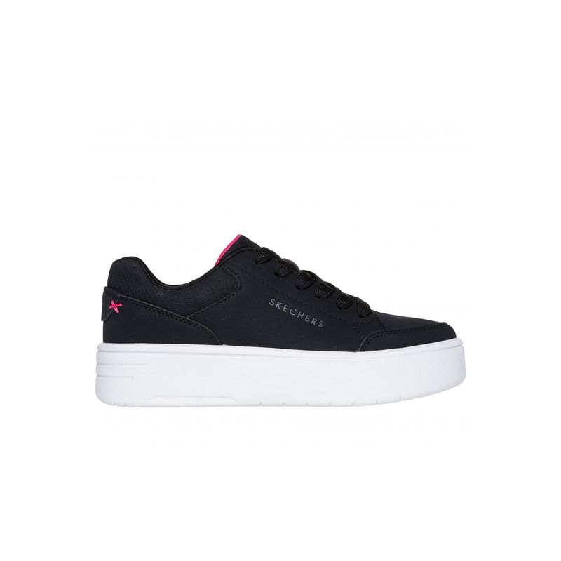 SKECHERS - Zapatilla Niña Court High Core Chic Negro Skechers