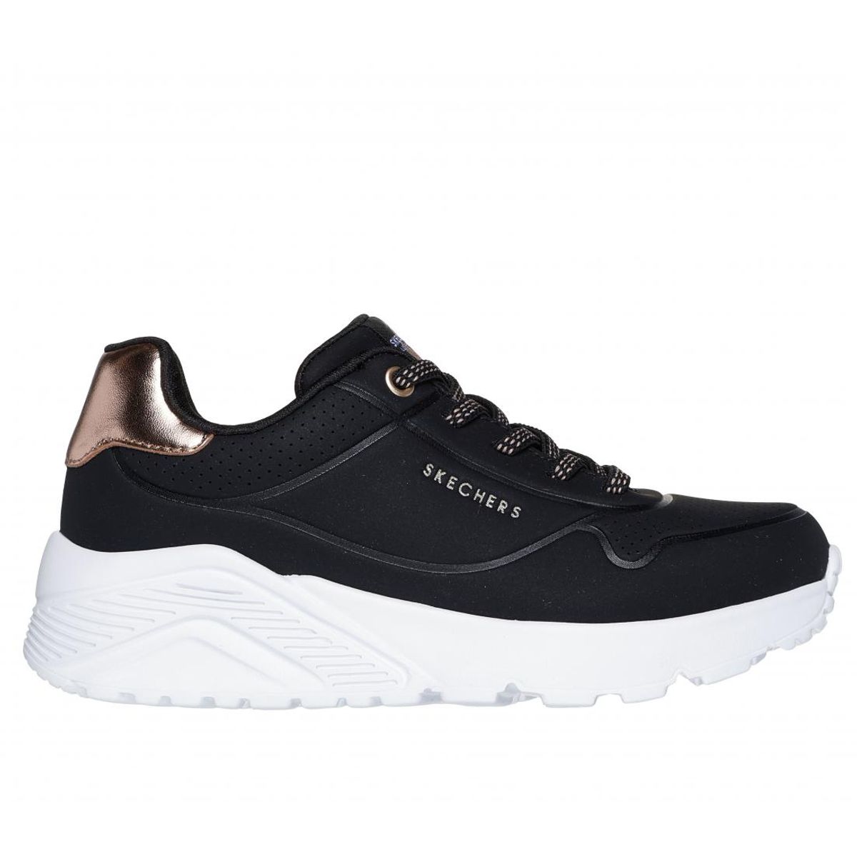 SKECHERS - Zapatilla Niña Uno Lite Negro Skechers