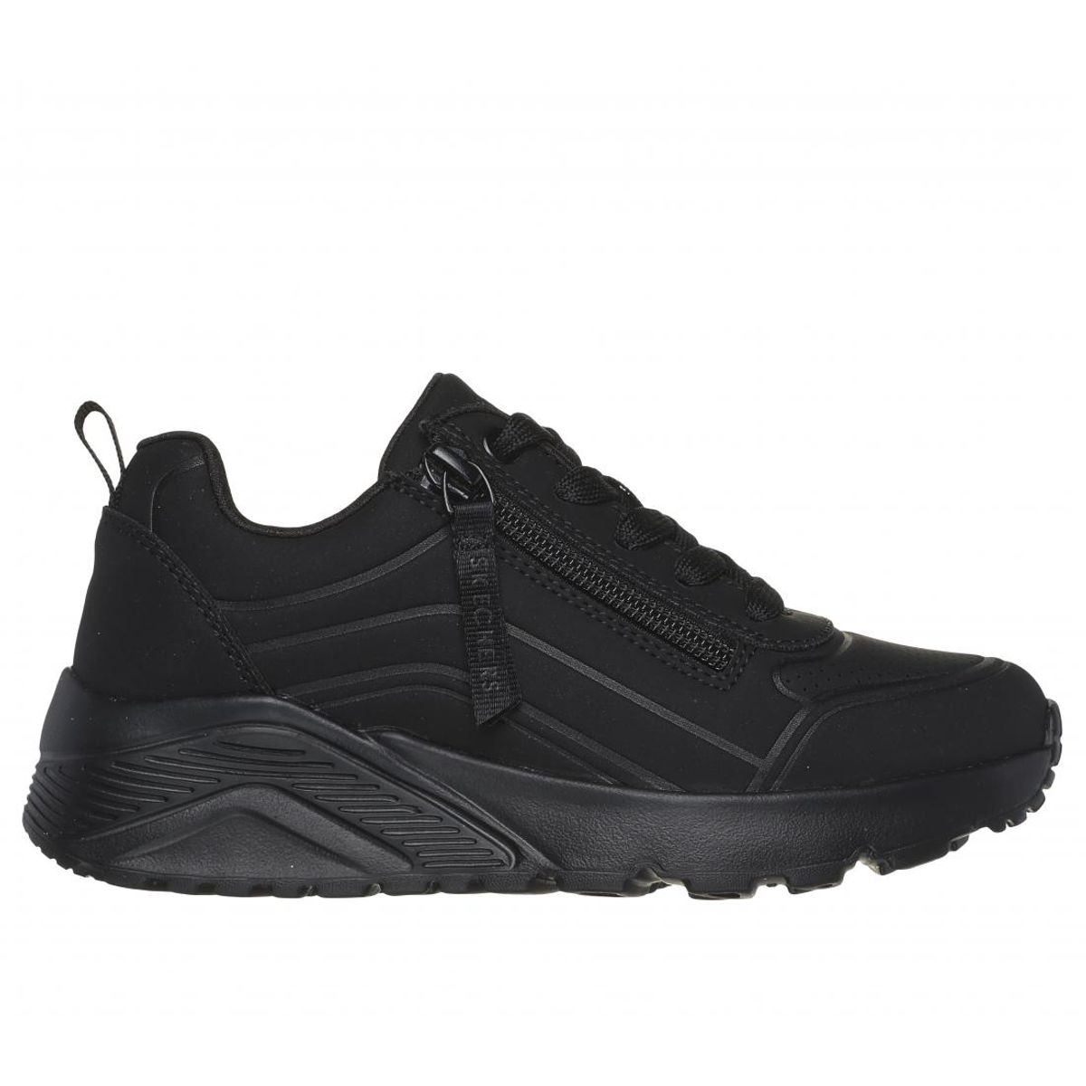 SKECHERS - Zapatilla Niña Uno Lite Easy Zip Negro Skechers