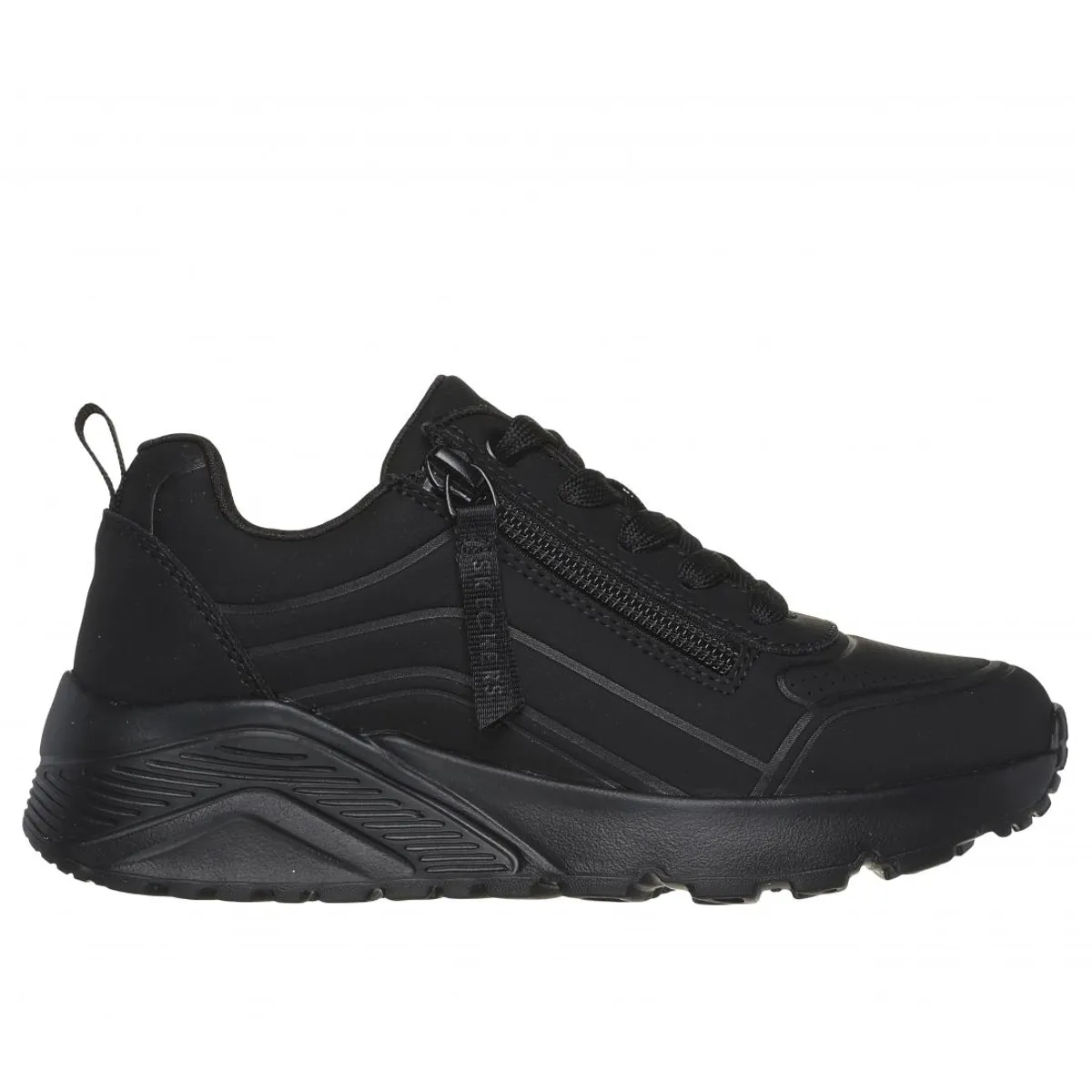 SKECHERS - Zapatilla Niña Uno Lite Easy Zip Negro Skechers