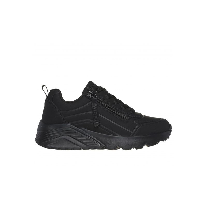 SKECHERS - Zapatilla Niña Uno Lite Easy Zip Negro Skechers