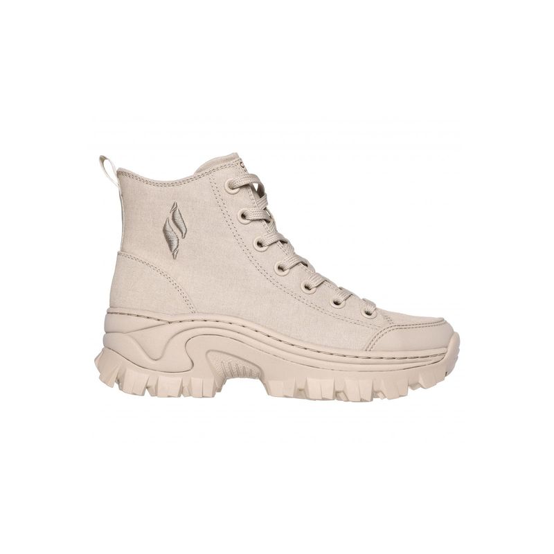 SKECHERS - Zapatilla Mujer Hi-Ryze Crazy Stomper Beige Skechers