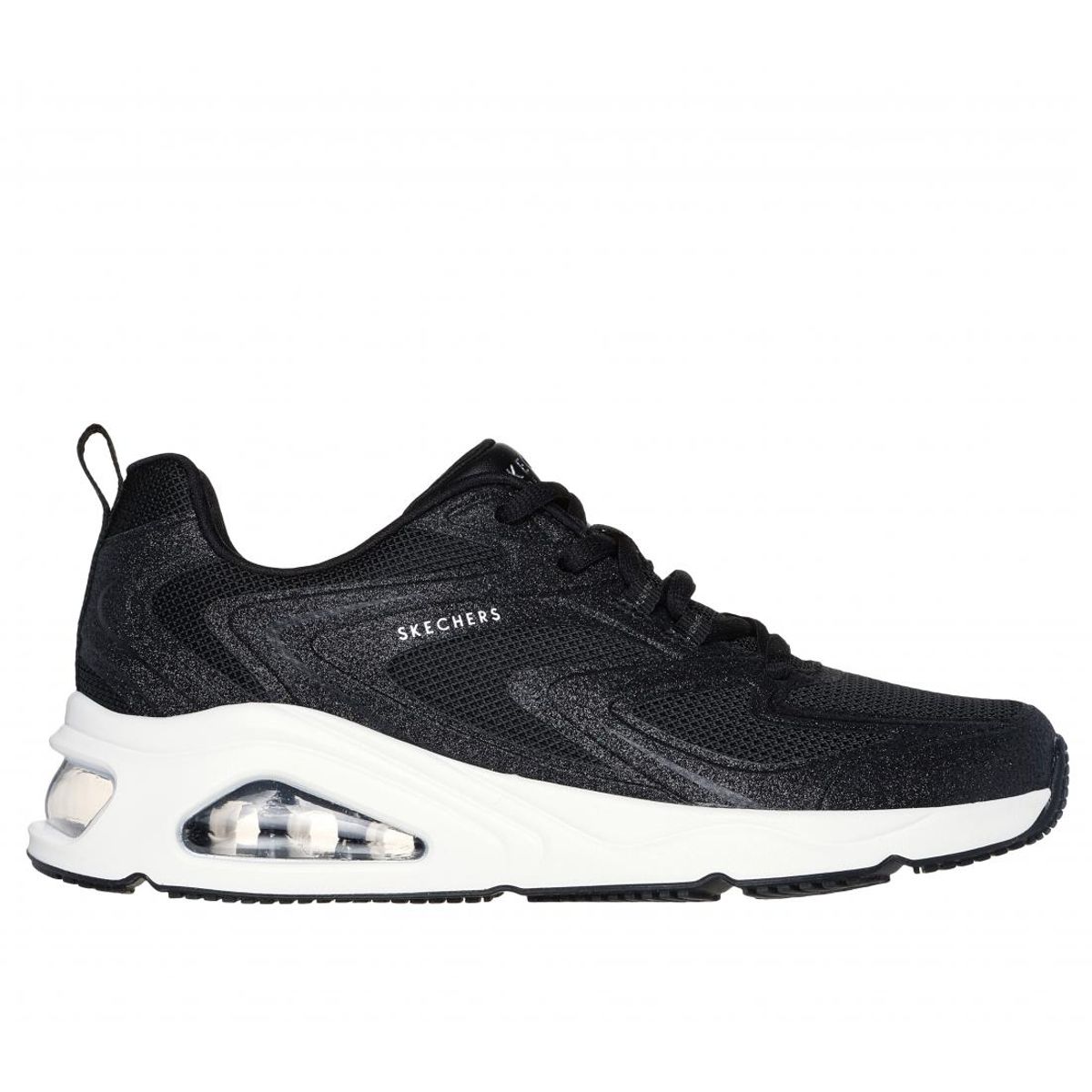 SKECHERS - Zapatilla Mujer Tres-Air Uno Glit-Airy Negro Skechers