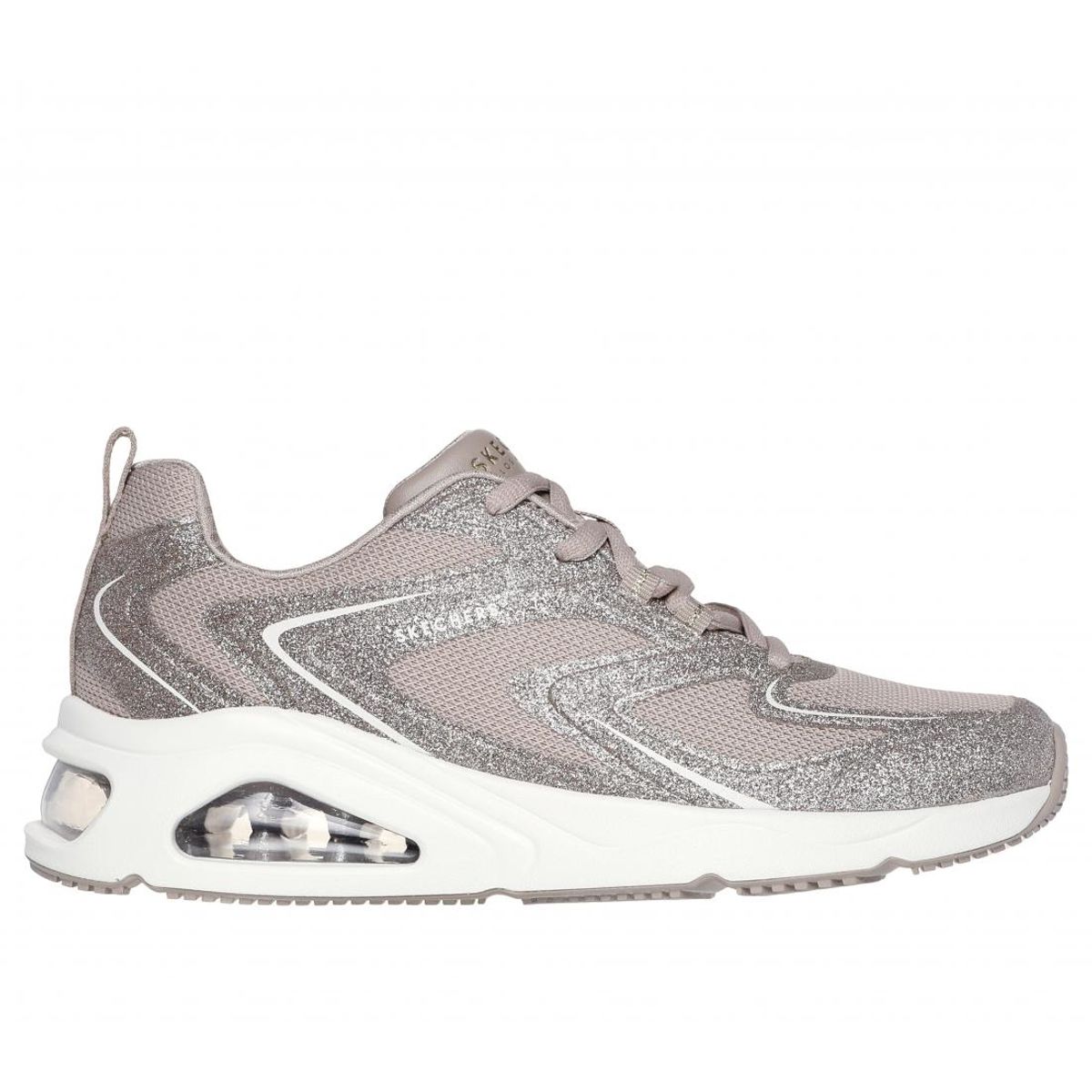 SKECHERS - Zapatilla Mujer Tres-Air Uno Glit-Airy Beige Skechers