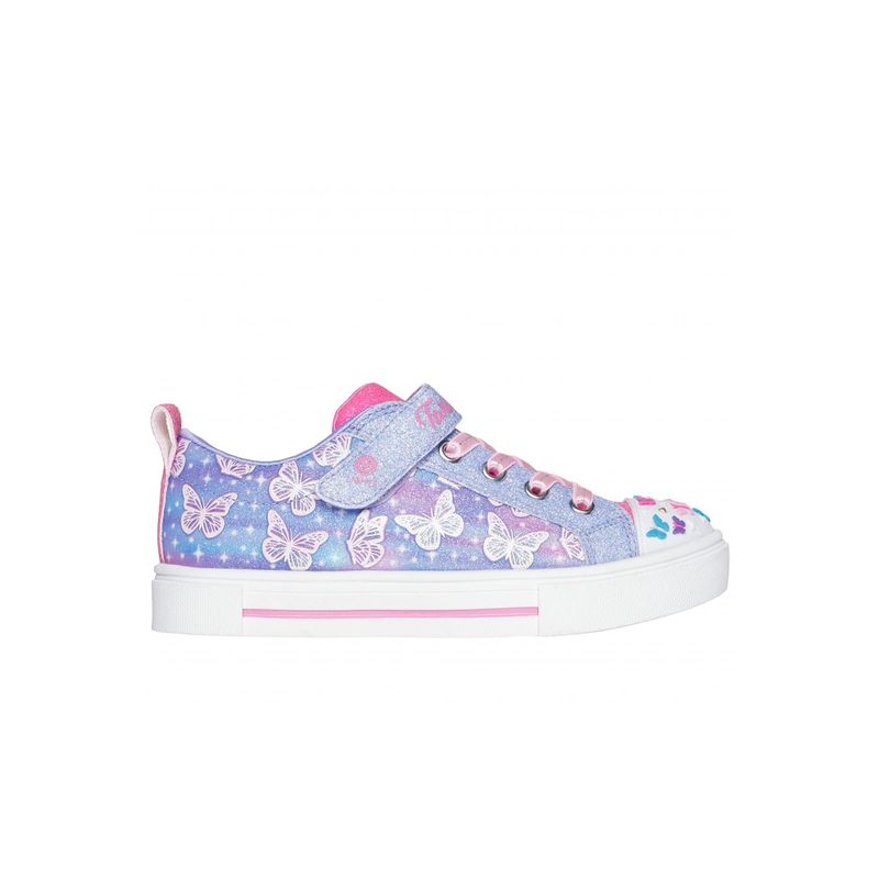 SKECHERS - Zapatilla Niña Twinkle Sparks Ombre Flutter Morado Skechers